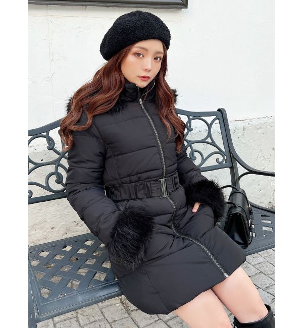 RESEXXY「フード付ダウンコート」|ダウン|