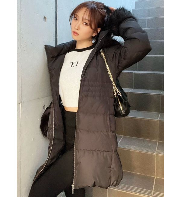 RESEXXY「フード付ダウンコート」|ダウン|