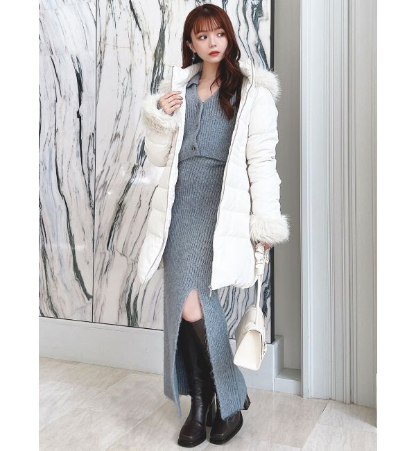 RESEXXY「フード付ダウンコート」|ダウン|