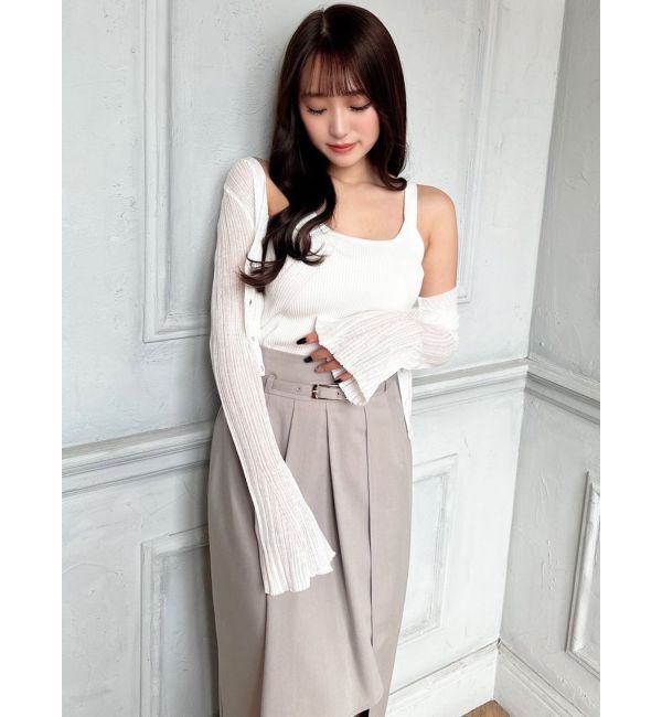 RESEXXY「ニットタンクトップ【セットアップ着用可能】」|タンクトップ|