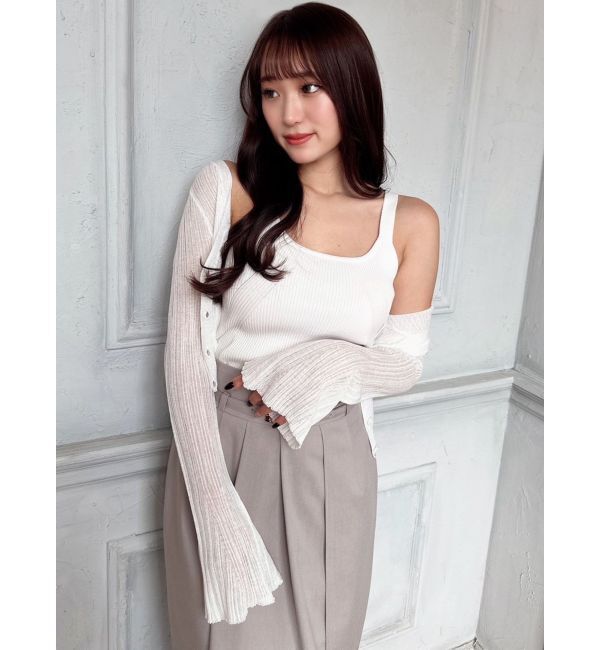 RESEXXY「ニットタンクトップ【セットアップ着用可能】」|タンクトップ|