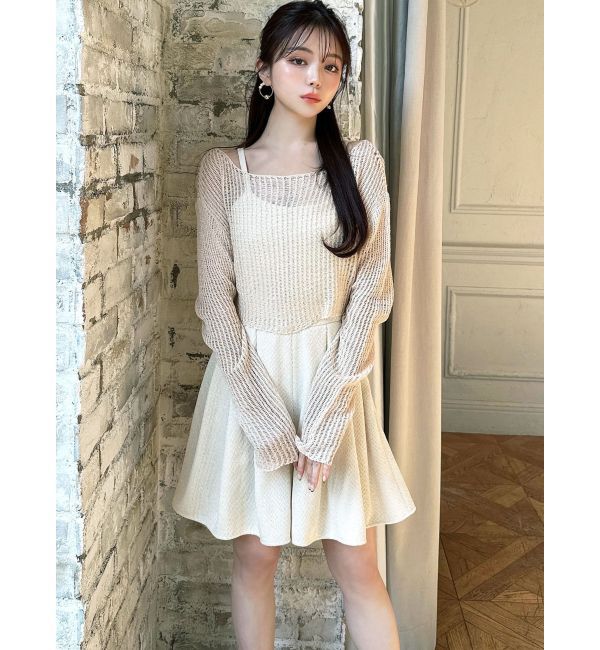RESEXXY「メッシュルーズトップス」|ニット・セーター|