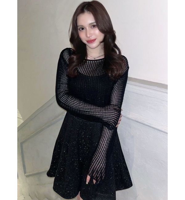 RESEXXY「メッシュルーズトップス」|ニット・セーター|