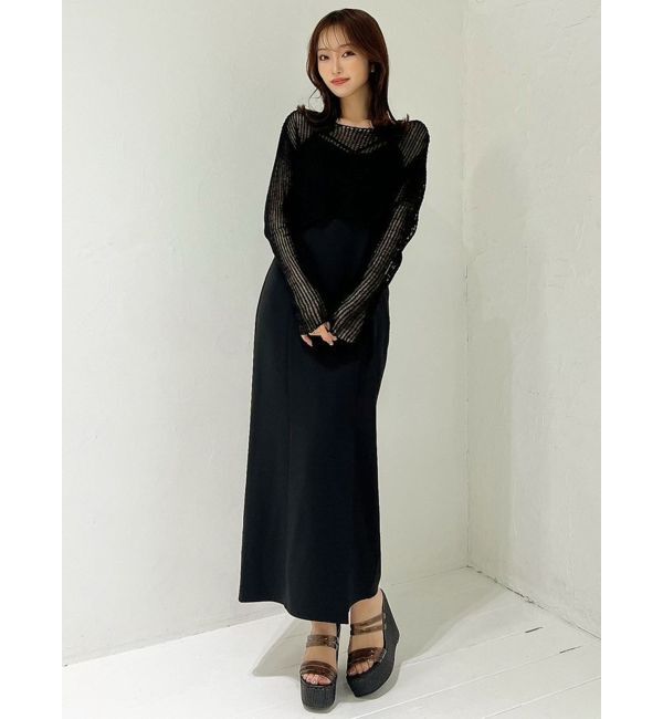 RESEXXY「メッシュルーズトップス」|ニット・セーター|