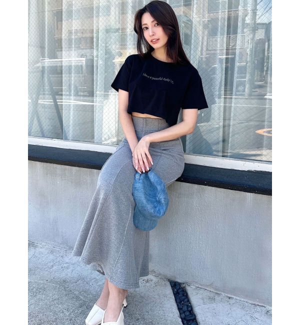 RESEXXY「ワンウォッシュ加工ジャージスカート」|スカート|