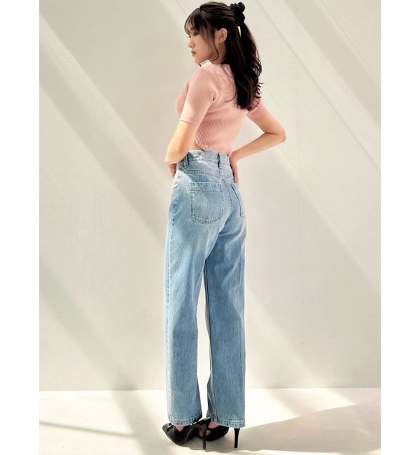 RESEXXY「パールポイントデニムパンツ」|デニム|