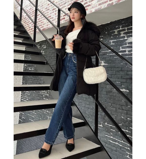 RESEXXY「パールポイントデニムパンツ」|デニム|