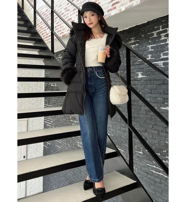 RESEXXY「パールポイントデニムパンツ」|デニム|