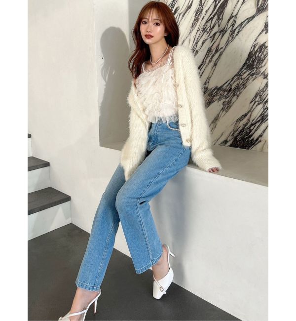 RESEXXY「パールポイントデニムパンツ」|デニム|