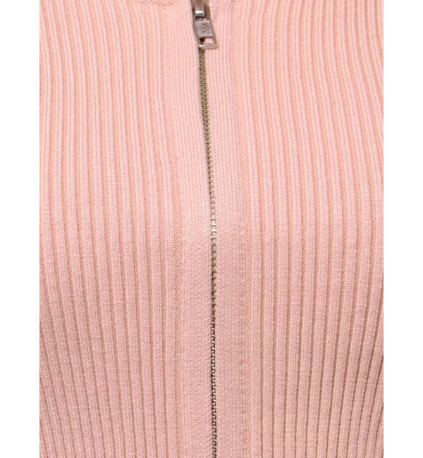 RESEXXY「ジップデザインクロップドニットトップス」|ニット・セーター|