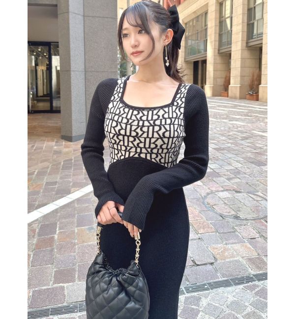 RESEXXY「ロゴジャカードマーメイドワンピース」|ワンピース|