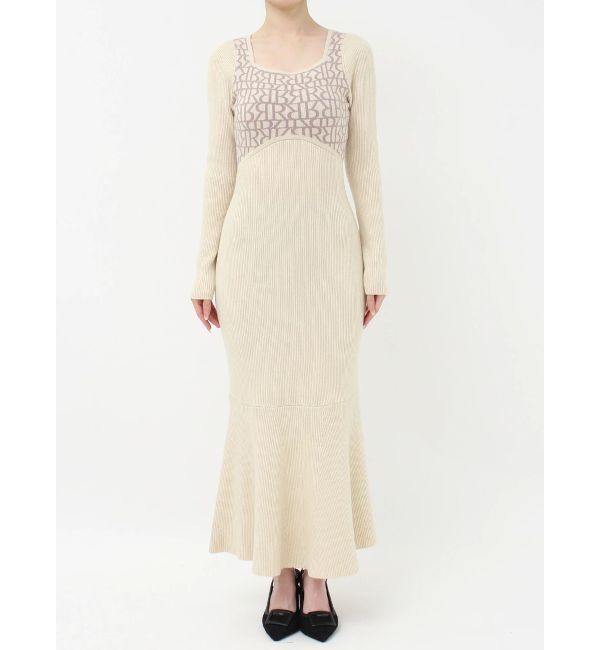 RESEXXY「ロゴジャカードマーメイドワンピース」|ワンピース|