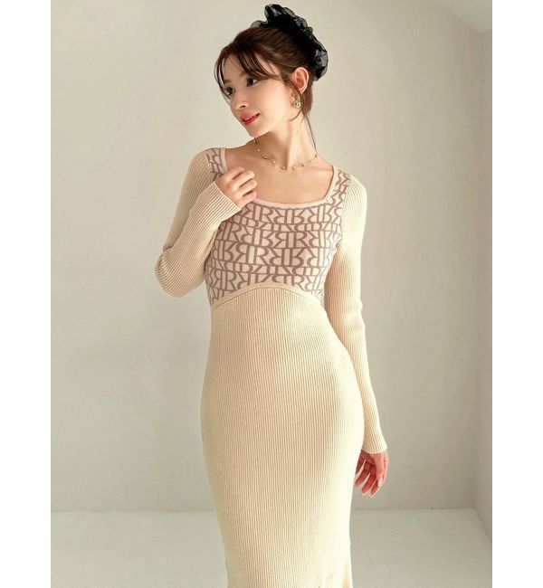 RESEXXY「ロゴジャカードマーメイドワンピース」|ワンピース|