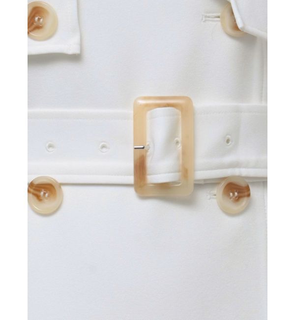 RESEXXY「サイドプリーツトレンチコート」|トレンチコート|