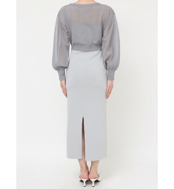 RESEXXY「シアーカーデコンビニットワンピース」|ワンピース|