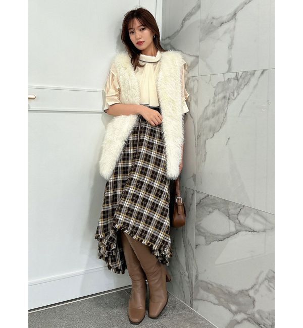 dazzlin「ソフティーファーベスト」|ベスト・ジレ|