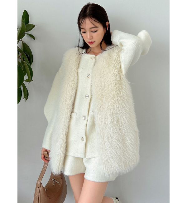 dazzlin「ソフティーファーベスト」|ベスト・ジレ|