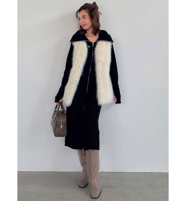 dazzlin「ソフティーファーベスト」|ベスト・ジレ|