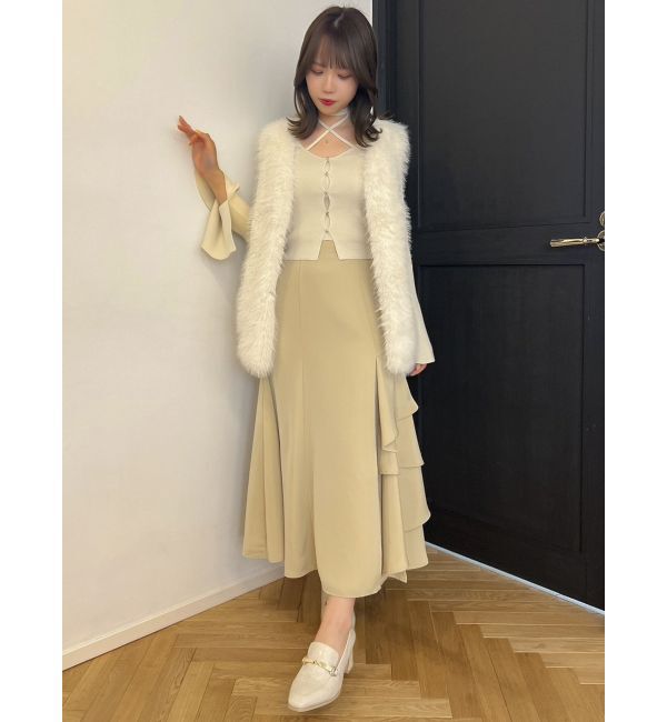 dazzlin「ソフティーファーベスト」|ベスト・ジレ|