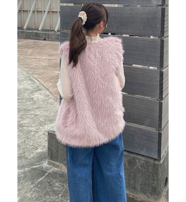 dazzlin「ソフティーファーベスト」|ベスト・ジレ|