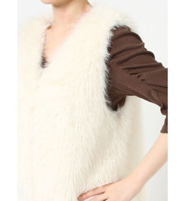 dazzlin「ソフティーファーベスト」|ベスト・ジレ|