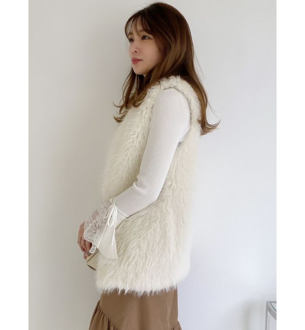 dazzlin「ソフティーファーベスト」|ベスト・ジレ|