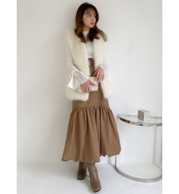 dazzlin「ソフティーファーベスト」|ベスト・ジレ|