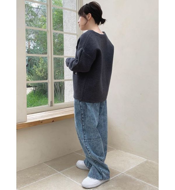 dazzlin「【CanCamタイアップ】カーブラインデニムパンツ」|デニム|