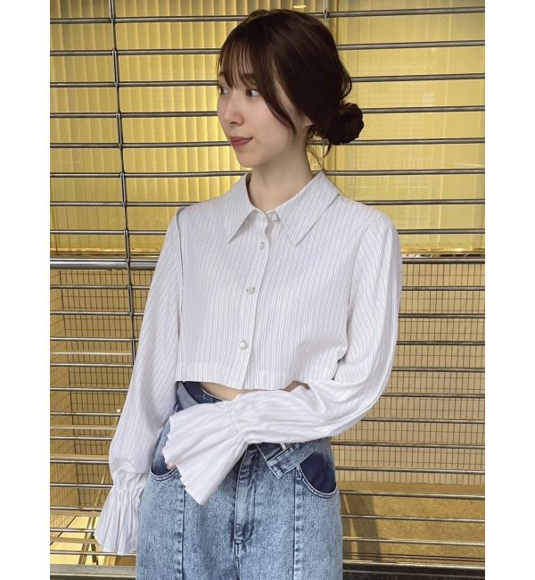 dazzlin「2WAYショートミニシャツワンピース」|ワンピース|