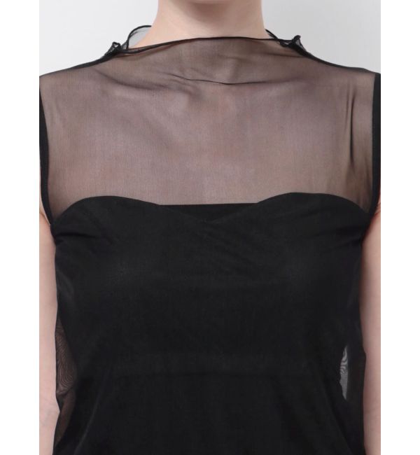 dazzlin「カップ付シアーインナー」|タンクトップ|