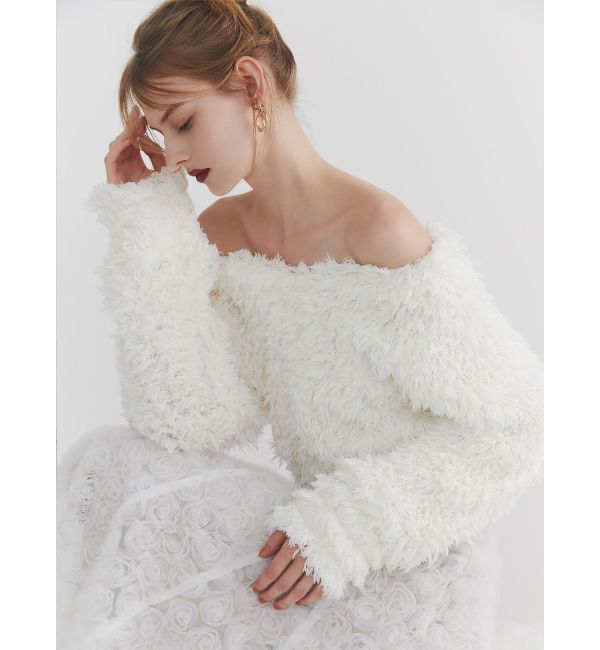 dazzlin「プードルボリュームカットソー」|Tシャツ・カットソー|アイボリー