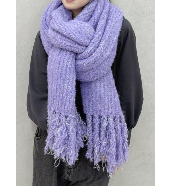 dazzlin「キャンディカラービッグマフラー」|マフラー|