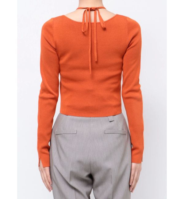 dazzlin「カーデタイトレイヤードリボントップス」|ニット・セーター|