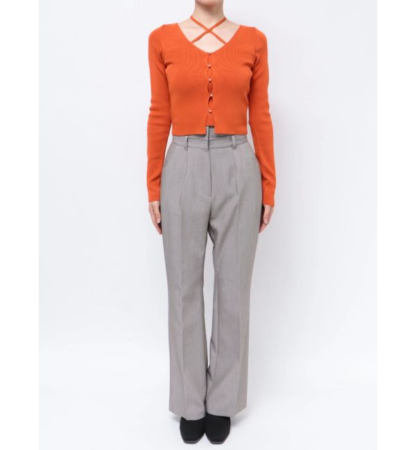 dazzlin「カーデタイトレイヤードリボントップス」|ニット・セーター|