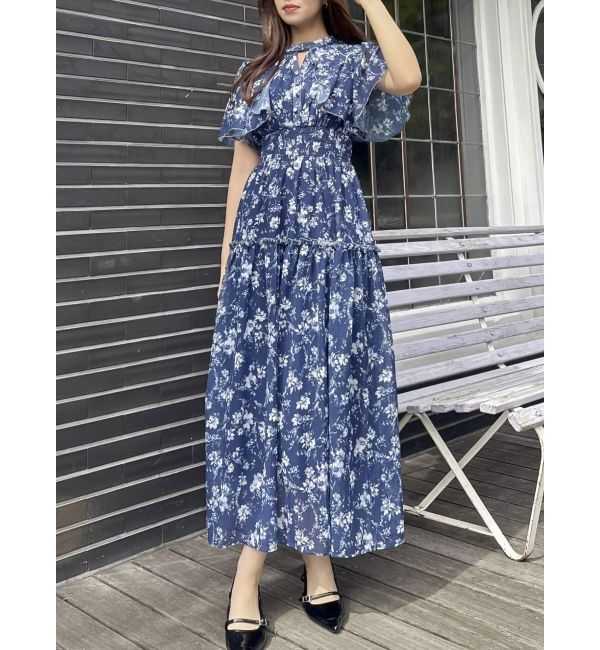 dazzlin「【復刻】Watercolorflowerワンピース」|ワンピース|