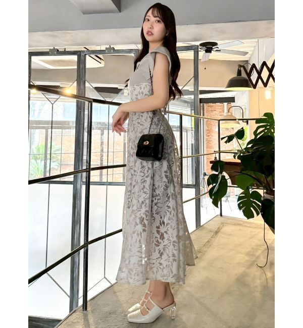 dazzlin「オパールフラワーコルセットワンピース」|ワンピース|