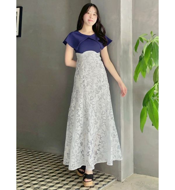 dazzlin「オパールフラワーコルセットワンピース」|ワンピース|