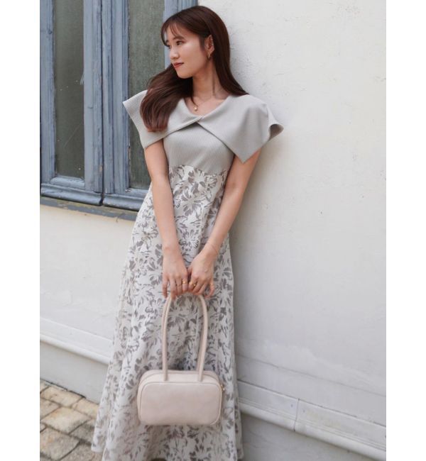 dazzlin「オパールフラワーコルセットワンピース」|ワンピース|