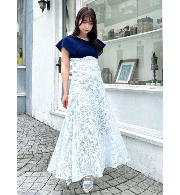 dazzlin「オパールフラワーコルセットワンピース」|ワンピース|