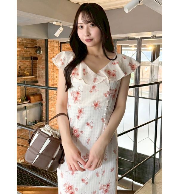 dazzlin「【藤井サチコラボ】デルフィニウムフラワーワンピース」|ワンピース|