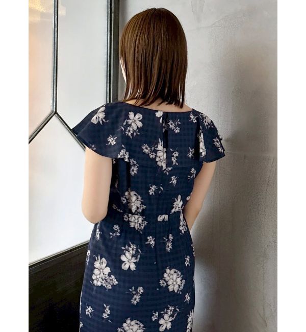 dazzlin「【藤井サチコラボ】デルフィニウムフラワーワンピース」|ワンピース|