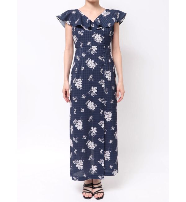 dazzlin「【藤井サチコラボ】デルフィニウムフラワーワンピース」|ワンピース|