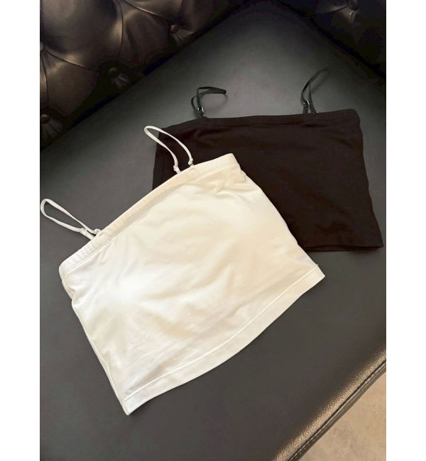 dazzlin「カップ付インナーキャミソール」|キャミソール|オフホワイト