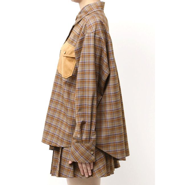 dazzlin「【セットアップ対応】チェックオーバーアソートシャツ」|シャツ・ブラウス|