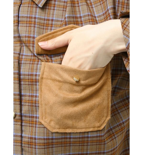 dazzlin「【セットアップ対応】チェックオーバーアソートシャツ」|シャツ・ブラウス|