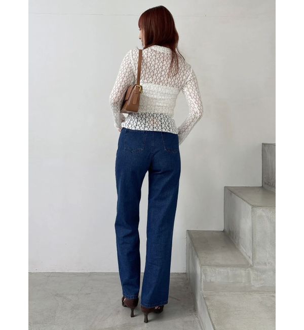 dazzlin「シュリンクレースコンパクトシャツ」|シャツ・ブラウス|