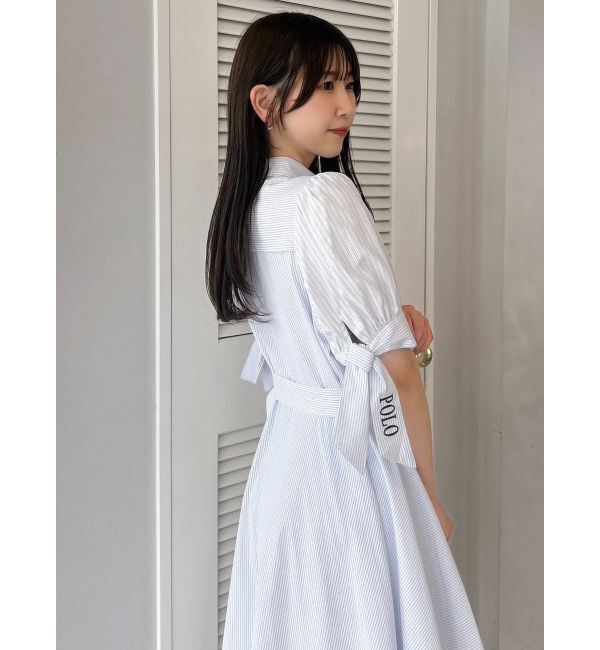 dazzlin「【POLO BCSコラボ/20周年記念復刻！】ヘムレイヤードシャツワンピース」|ワンピース|