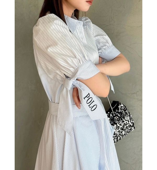 dazzlin「【POLO BCSコラボ/20周年記念復刻！】ヘムレイヤードシャツワンピース」|ワンピース|