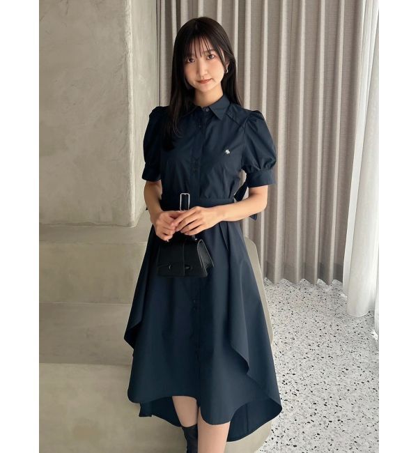 dazzlin「【POLO BCSコラボ/20周年記念復刻！】ヘムレイヤードシャツワンピース」|ワンピース|