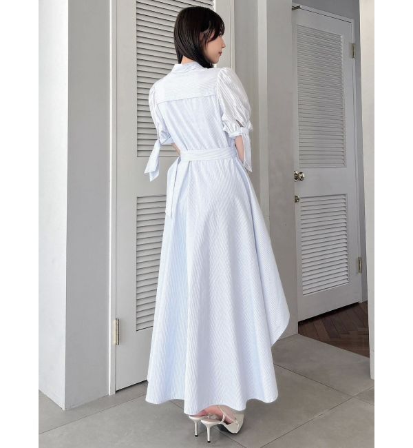 dazzlin「【POLO BCSコラボ/20周年記念復刻！】ヘムレイヤードシャツワンピース」|ワンピース|